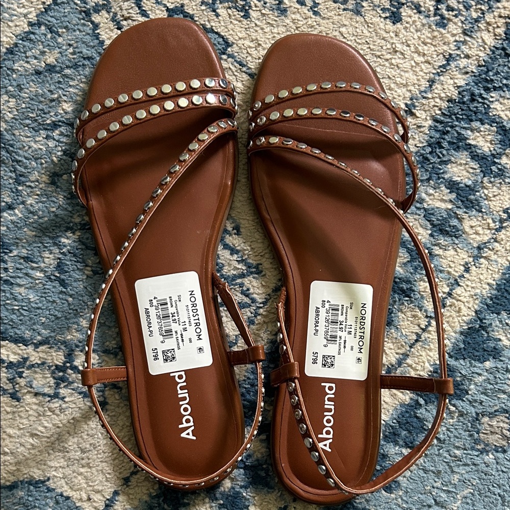 Abound Tan Studded Women's Sandals